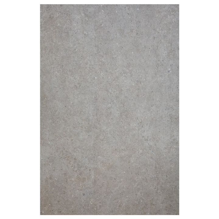 Cut out of Rectangle dark grey stone effect porcelain floor tile