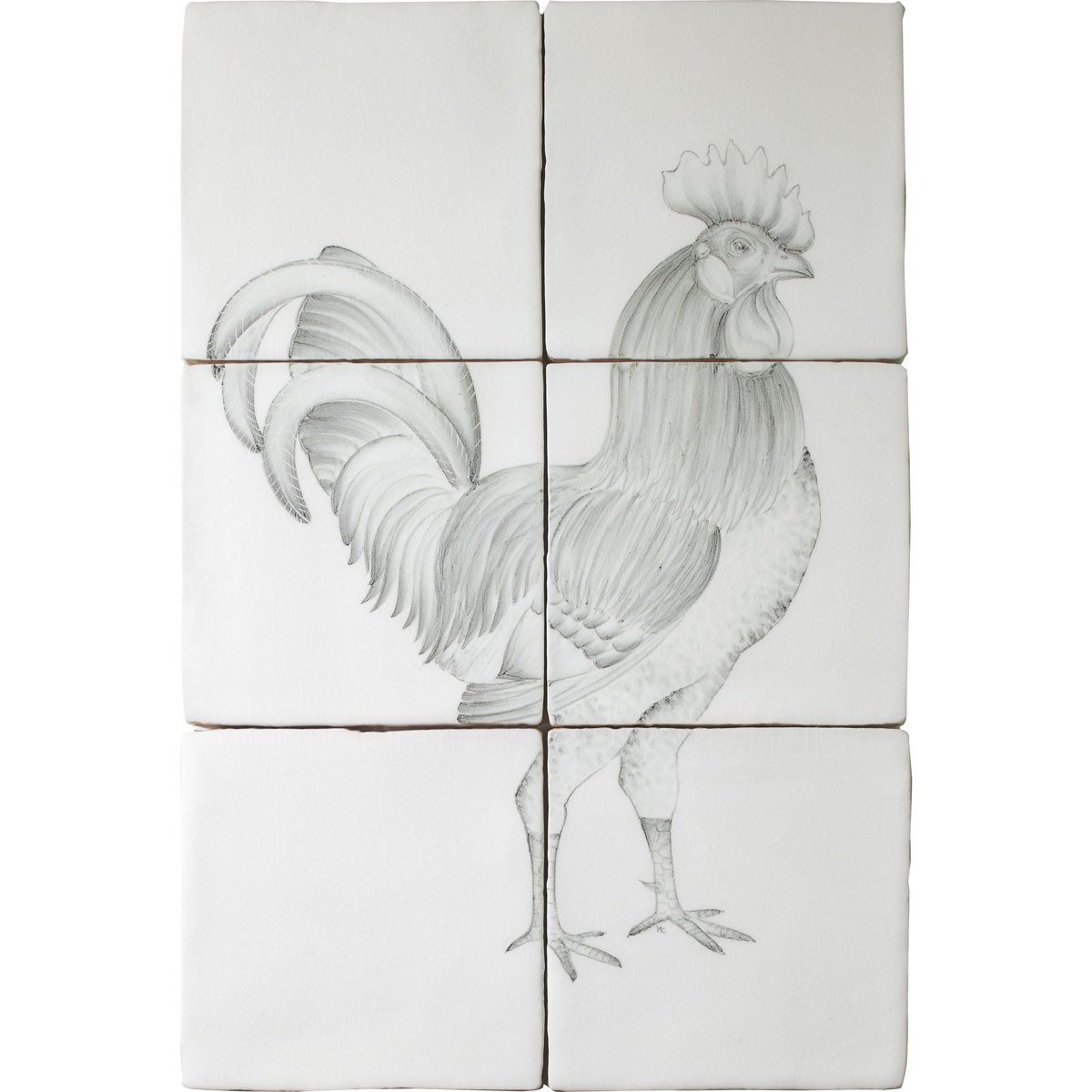 Cockerel A 6 Tile Panel, product variant image