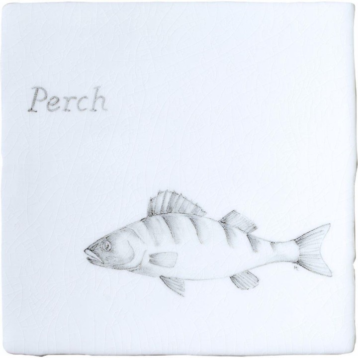 Fish Perch on Chalk White