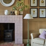 Halcyon Wild Rose handmade wall tiles