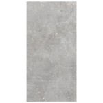 Cut out of rectangle grey stone effect porcelain floor tile