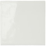 Cut out of a cool white gloss square tile