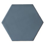 Marlborough Matts Slate Blue hexagon cutout