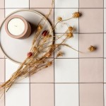 Matts Plasterers Pink and Milkyard White Square stripes stylised flatlay