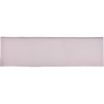 Cut out of a matt pale blush pink skinny metro tile