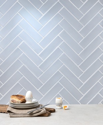 Matt diminished blue white grout 6x21 styled board 2 WEB
