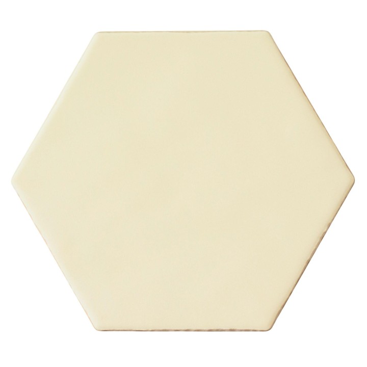Marlborough Matts Parchment White hexagon cutout