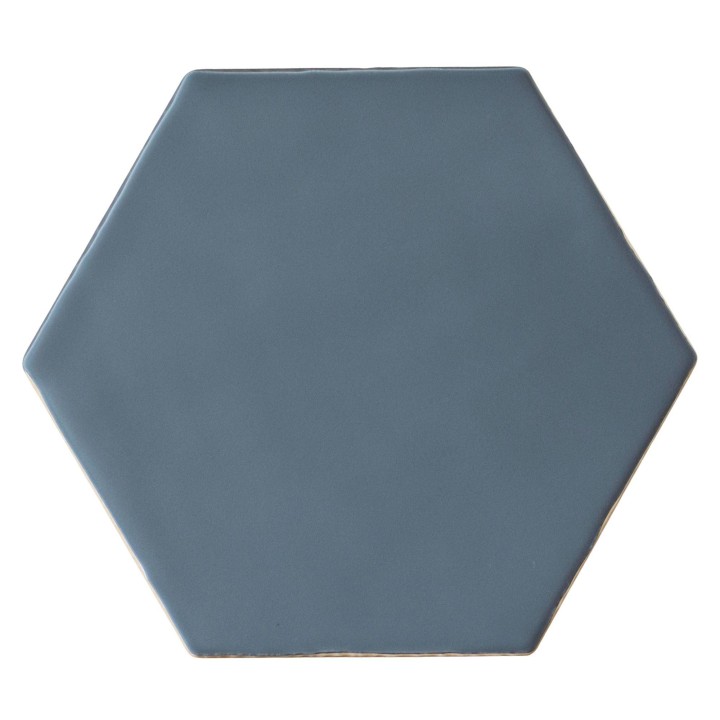 Marlborough Matts Slate Blue hexagon cutout