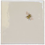 Cut out of a Bee ivory tile