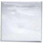 Neutrals White square gloss wall tile