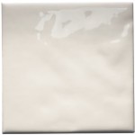 Cut out of a neutral ivory square tile