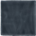 Cut out of a square dark navy blue crackle glazed artisan wall tile perfect for kitchen and bathrooms