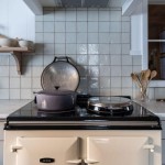 Ullswater Wool handmade wall tiles in a kitchen designed by Sims Hilditch