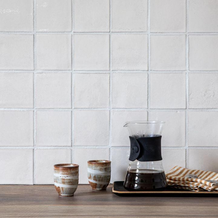 Ullswater Chalk White wall tiles