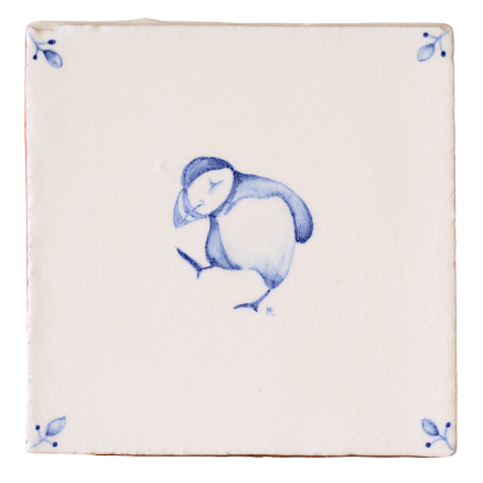 Wilding Puffin with Corner Motif Square, product variant image