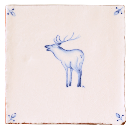 Wilding Stag with Corner Motif Square, product variant image