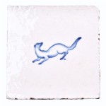 Wilding Pine Marten no corner motif on Chalk White