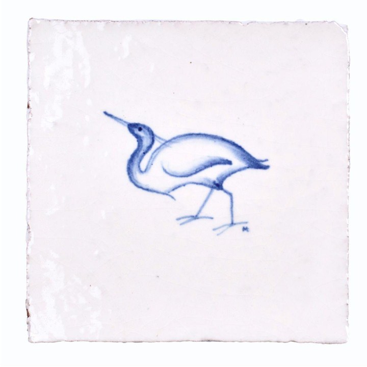Wilding Egret no corner motif on Chalk White