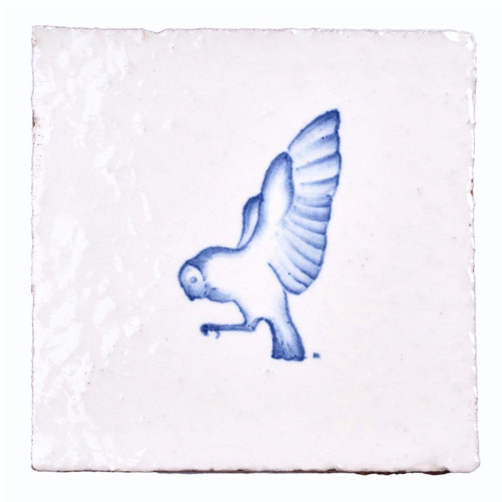 Wilding Owl no corner motif on Chalk White