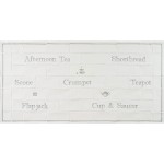 Word panel afternoon tea board jasmine grout web