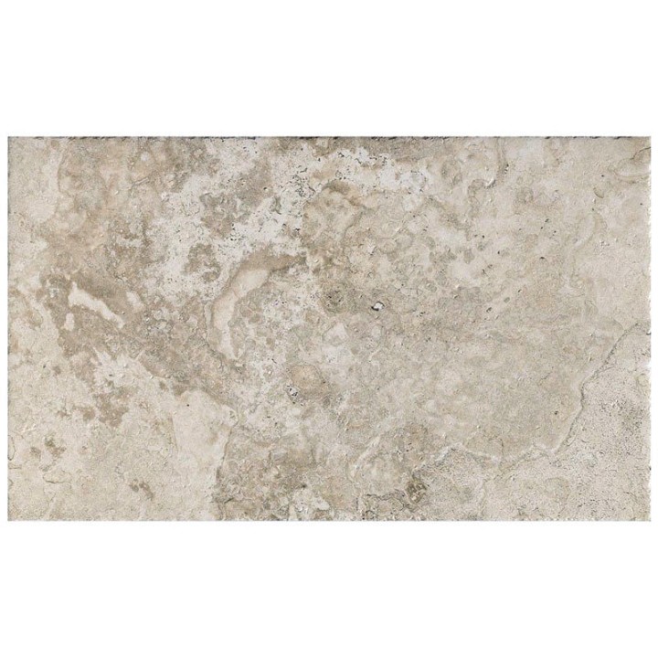 Cut out of a rectangle york stone effect porcelain floor tile
