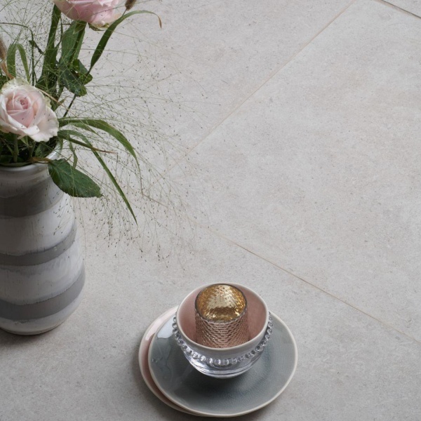 Dorset Chesil stone effect porcelain floor tiles