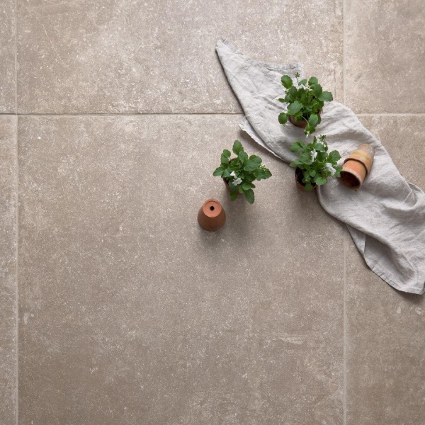 Lacock Knave stone effect porcelain floor tiles