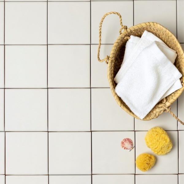 Matts Sky White square stylised flatlay